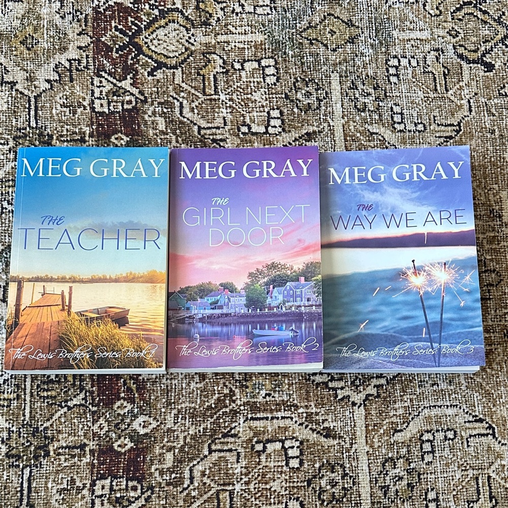 Meg Gray The Lewis Brothers Series. Set of 3